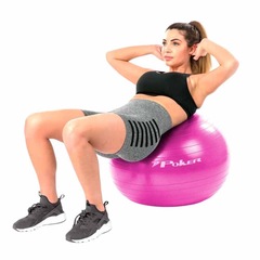 Bola Poker Gym Ball com Bomba de Ar 75cm - Foto 2