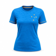Camisa do Cruzeiro Raglan Momento Ocean Braziline - Feminina - Foto 1