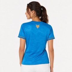 Camisa do Cruzeiro Raglan Momento Ocean Braziline - Feminina - Foto 4