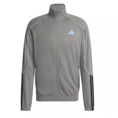 Conjunto de Agasalho adidas Stadium Três Listras Masculino - Foto 3