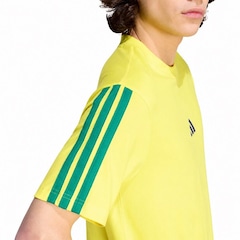 Camiseta adidas Malha Simples Essentials Três Listras Masculina - Foto 3