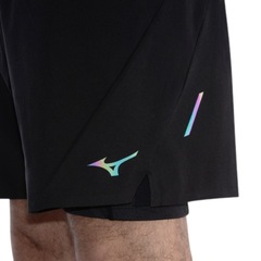 Short Mizuno High 3 2x1 - Masculino - Foto 4