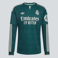 Camisa Real Madrid Third 26/27 Manga Longa adidas Masculina - Foto 5