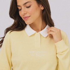 Blusão de Moletom Puma Class Relaxed Longsleeve Feminino - Foto 5