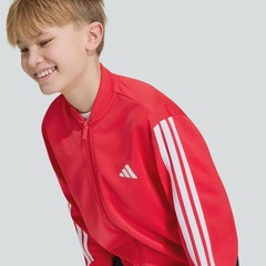 Jaqueta adidas Essentials 3 Listras Infantil - Foto 3