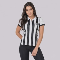 Camisa Polo do Atlético Mineiro Baby Look Dry Feminina - Foto 1