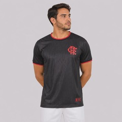 Camiseta do Flamengo Jacquard Masculina - Foto 1