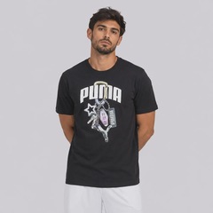 Camiseta Puma Graphics Relaxed Execution Masculina - Foto 1