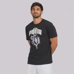 Camiseta Puma Graphics Relaxed Execution Masculina - Foto 2