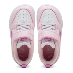 Tênis Infantil Puma Rebound V6 Lo AC+ - Foto 5