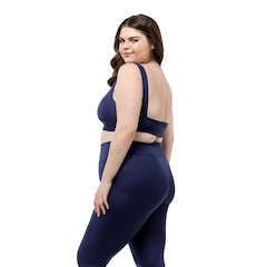 Conjunto Fitness Top com Bojo + Calça Legging de Compressão Dellas Fit -  Feminino - Foto 4