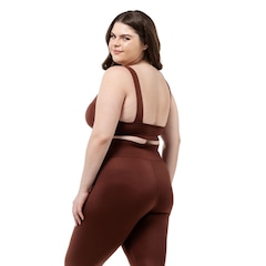 Conjunto Fitness Top com Bojo + Calça Legging de Compressão Dellas Fit -  Feminino - Foto 6