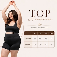 Conjunto Fitness Top com Bojo + Calça Legging de Compressão Dellas Fit -  Feminino - Foto 8