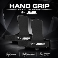 Kit Hand Grip Black Diamond + Munhequeira Canelada Jump Over - Foto 5