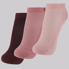 Kit Meia Lupo Sport Cano Curto - 3 Pares - Feminina - Foto 1