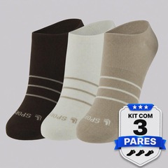 Kit Meia Lupo Sport Sapatilha - 3 Pares - Feminina - Foto 2