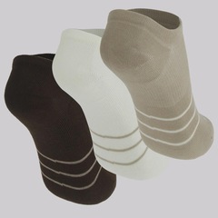 Kit Meia Lupo Sport Sapatilha - 3 Pares - Feminina - Foto 9