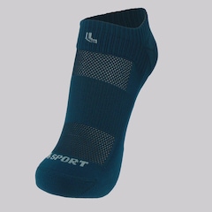 Meia Lupo Cano Baixo Dry Fit Running Logo Masculina - Foto 3