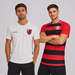 Kit Camisa do Flamengo Eco e Manto Masculino - 2 Unidades - Foto 1