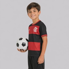 Kit Camisa do Flamengo Emoção e Energia Infantil - 2 Unidades - Foto 6