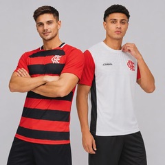 Kit Camisa do Flamengo Manto e Riso Masculino - 2 Unidades - Foto 1