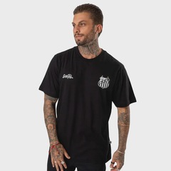 Camiseta do Santos Sempre Santos Surf Center Oversized Masculina - Foto 2