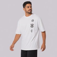 Camiseta do Corinthians Terrão Oversized Masculina - Foto 3