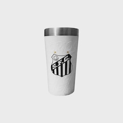 Copo Térmico do Santos Brasfoot New Stone + Lata - 473 Ml - Foto 2