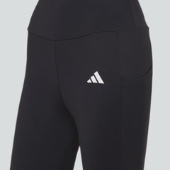 Calça Legging adidas 3 Listras Com Bolso Feminina - Foto 4