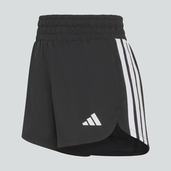 Shorts adidas de Malha de Cintura Alta Pacer Workout Feminino - Foto 4