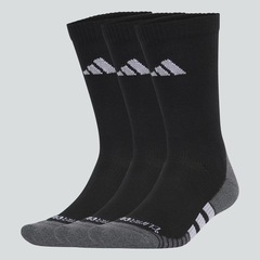 Meias adidas Acolchoadas Performance Climacool 3 Pares - Adulto - Foto 1