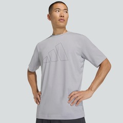 Camiseta adidas Logtipo Workout Essentials Feelready Masculina - Foto 4