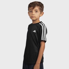 Camiseta adidas 3 Stripes Essential Infantil - Foto 3
