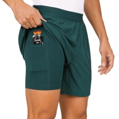 Bermuda Olympikus Corre Foco 2 em 1 - Masculina - Foto 3