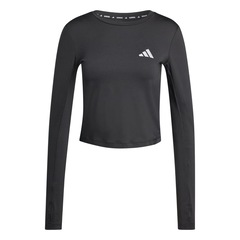 Camiseta adidas Manga Longa Cropped Essentials Feminina - Foto 3