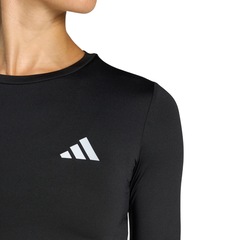 Camiseta adidas Manga Longa Cropped Essentials Feminina - Foto 5