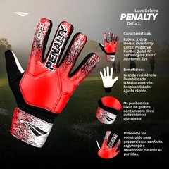 Luva de Goleiro Penalty Delta 1 XXIII Masculina - Foto 3
