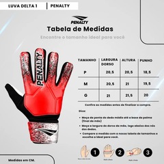 Luva de Goleiro Penalty Delta 1 XXIII Masculina - Foto 4