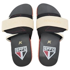 Chinelo Kenner Collab SPFC Kivah Slide Masculino - Foto 3