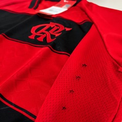 Camisa do Flamengo Champion Listrada Betel - Masculina - Foto 4