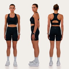 Top de Compressão All Out Pro Bolso Decote Nadador - Feminino - Foto 3