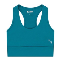 Top de Compressão All Out Pro Bolso Decote Nadador - Feminino - Foto 1
