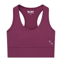 Top de Compressão All Out Pro Bolso Decote Nadador - Feminino - Foto 1