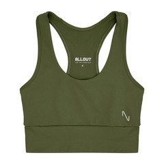 Top de Compressão All Out Pro Bolso Decote Nadador - Feminino - Foto 1