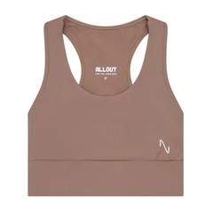 Top de Compressão All Out Pro Bolso Decote Nadador - Feminino - Foto 1