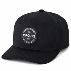 Boné Masculino Rip Curl Stapler 2.0 Black Aba Curva - Foto 1