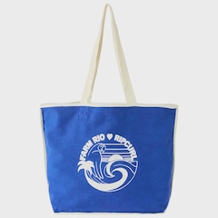 Bolsa Rip Curl x Farm Rio Tropical Desire Tote Cobalt - Foto 1