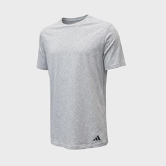 Camiseta adidas Slim Manga Curta Básica Masculina - Foto 2