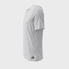 Camiseta adidas Slim Manga Curta Básica Masculina - Foto 4