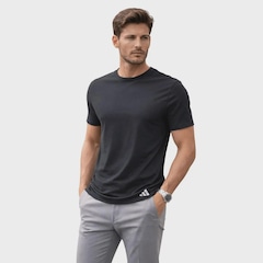 Camiseta Slim Manga Curta Básica adidas Masculina - Foto 1
